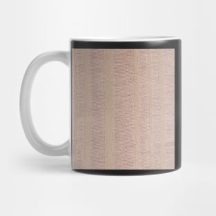 Beige fabric Mug